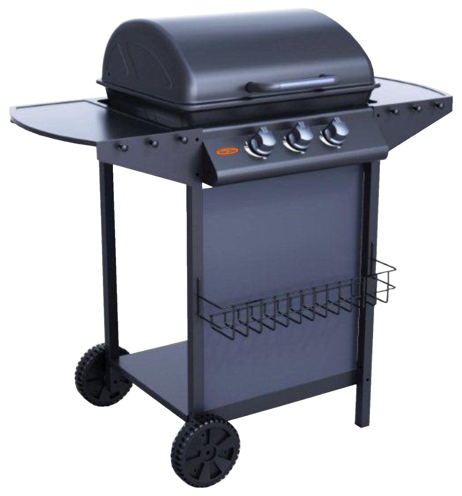 Barbecue a gas tre fuochi Cardinale 104x55,4x97,7h cm - HD casa