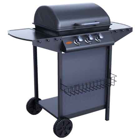 Barbecue a gas tre fuochi Cardinale 104x55,4x97,7h cm - HD casa
