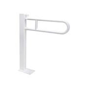 Barra di sostegno ribaltabile con piede bianca 65 cm - HD casa