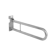 Barra di sostegno ribaltabile in acciaio INOX satinato 80 cm - HD casa