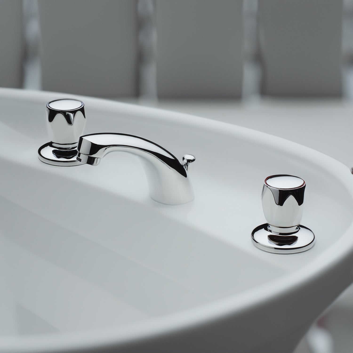 Batteria lavabo tradizionale a tre fori cromo + piletta 1"1/4 — Fromac - HD casa