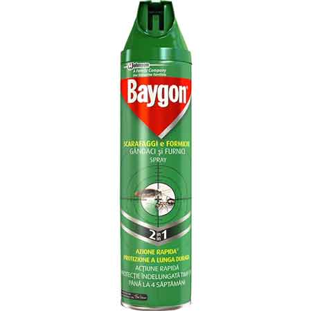 Baygon scarafaggi e formiche spray 400 ml — Johnson - HD casa