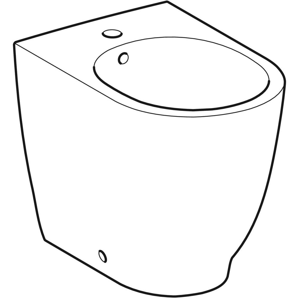 Bidet filo parete Acanto monoforo — Geberit - HD casa