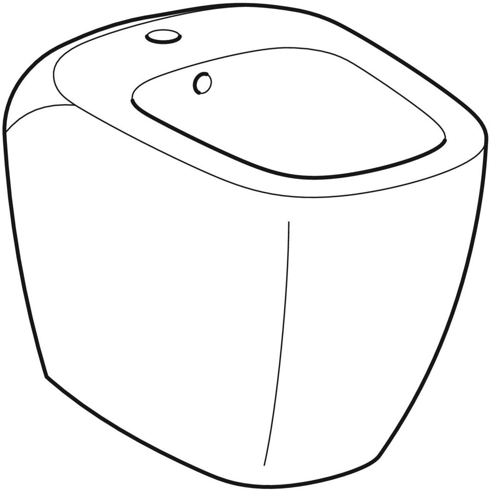 Bidet filo parete Citterio monoforo — Geberit - HD casa