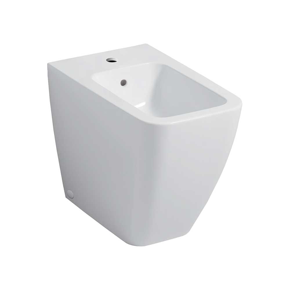 Bidet filo parete icon SQUARE" monoforo — Geberit - HD casa