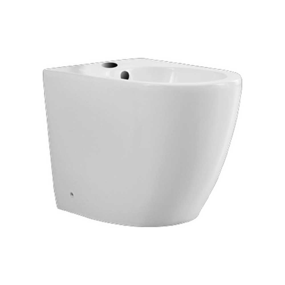 Bidet filo parete new milan PLUS" H.50 monoforo — Mood Ceramic - HD casa