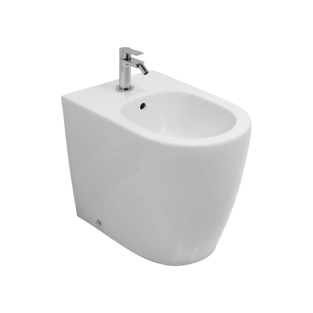 Bidet filo parete new ONE" traslato monoforo — Mood Ceramic - HD casa