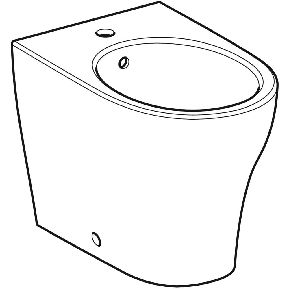 Bidet filo parete selnova PREMIUM" monoforo — Geberit - HD casa