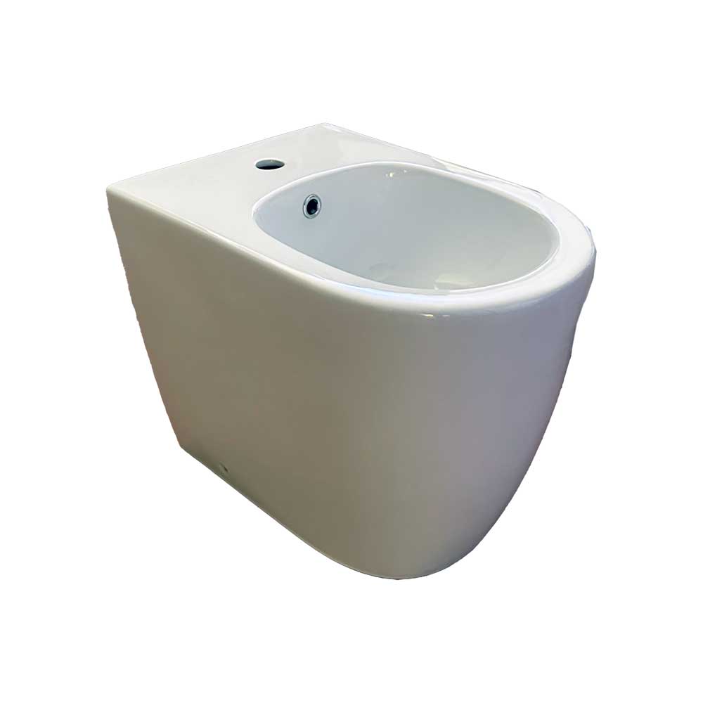 Bidet filo parete serie ONE" monoforo — Mood Ceramic - HD casa