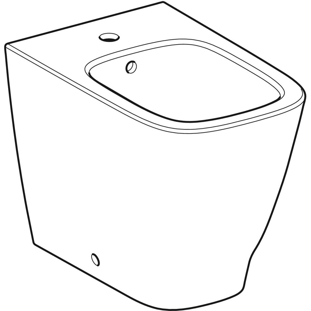 Bidet filo parete Smyle monoforo — Geberit - HD casa