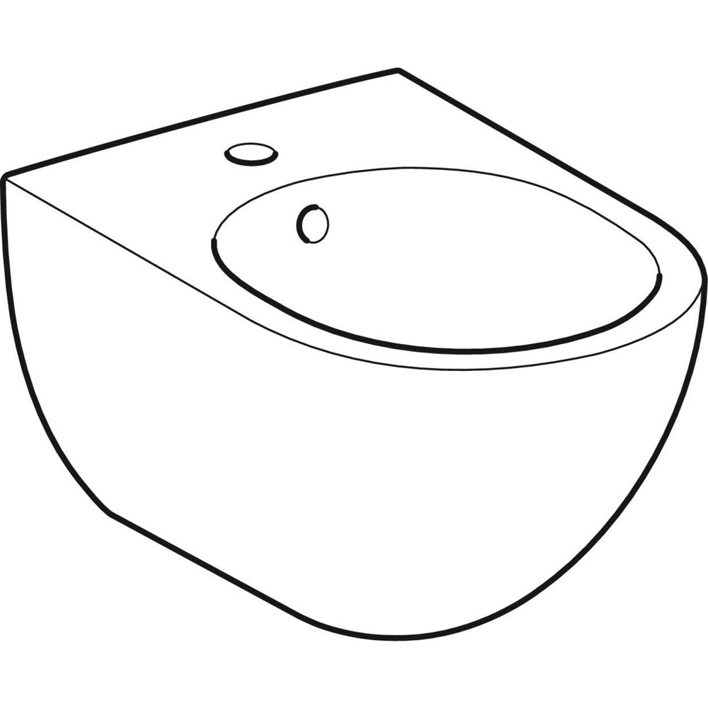 Bidet sospeso Acanto monoforo — Geberit - HD casa