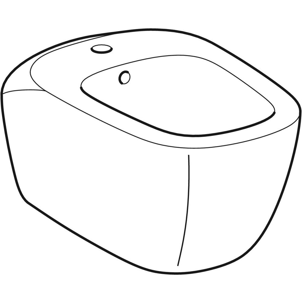 Bidet sospeso Citterio monoforo — Geberit - HD casa