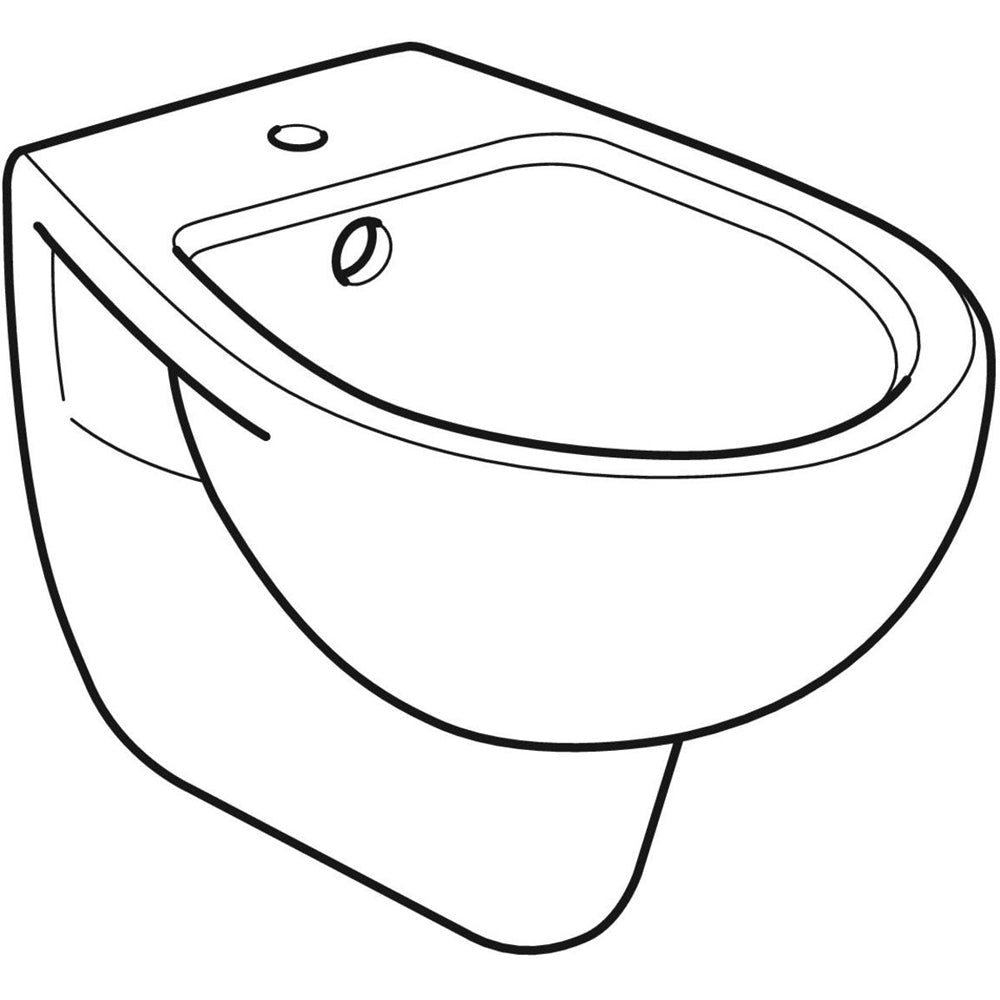 Bidet sospeso Colibri monoforo — Geberit - HD casa