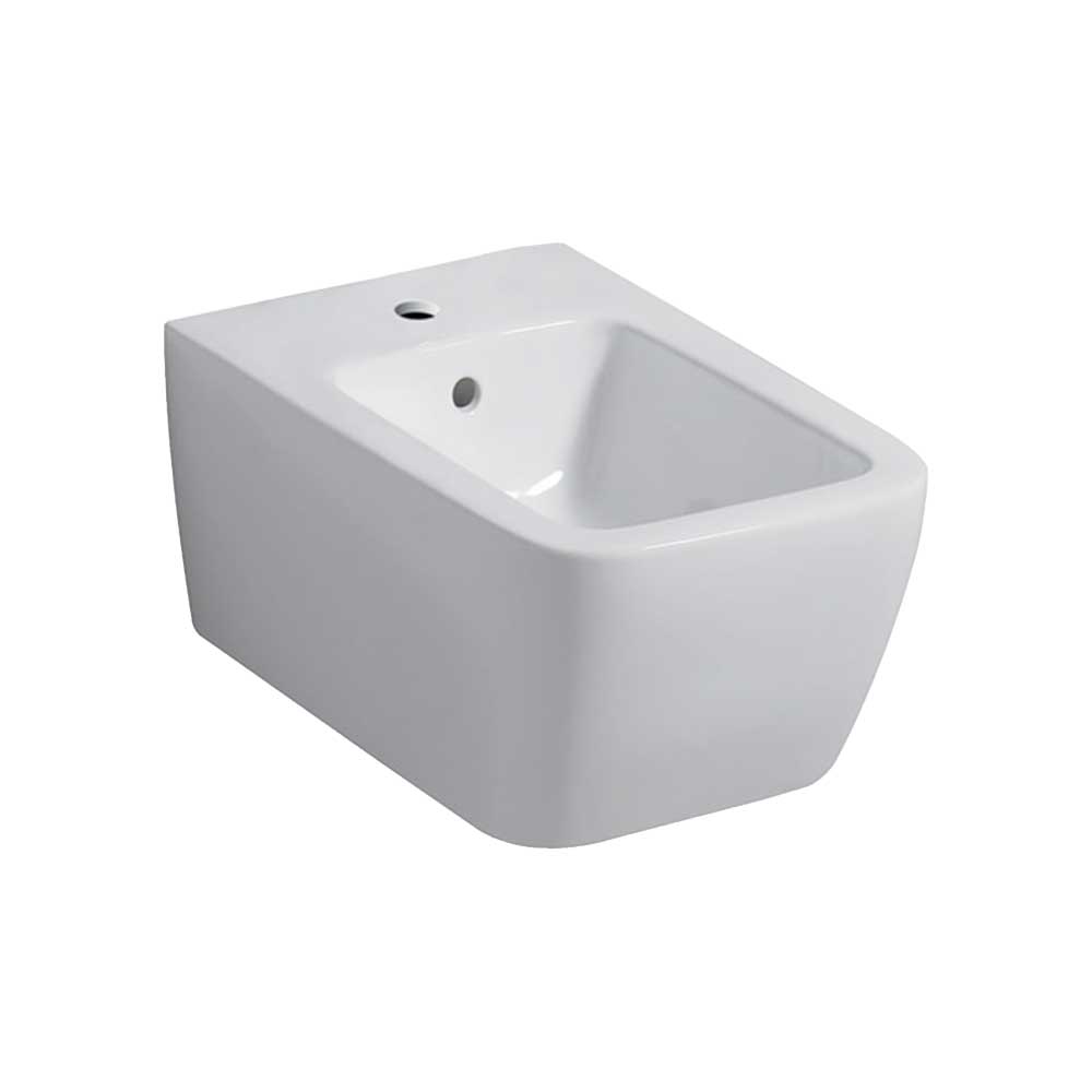 Bidet sospeso icon SQUARE" monoforo — Geberit - HD casa