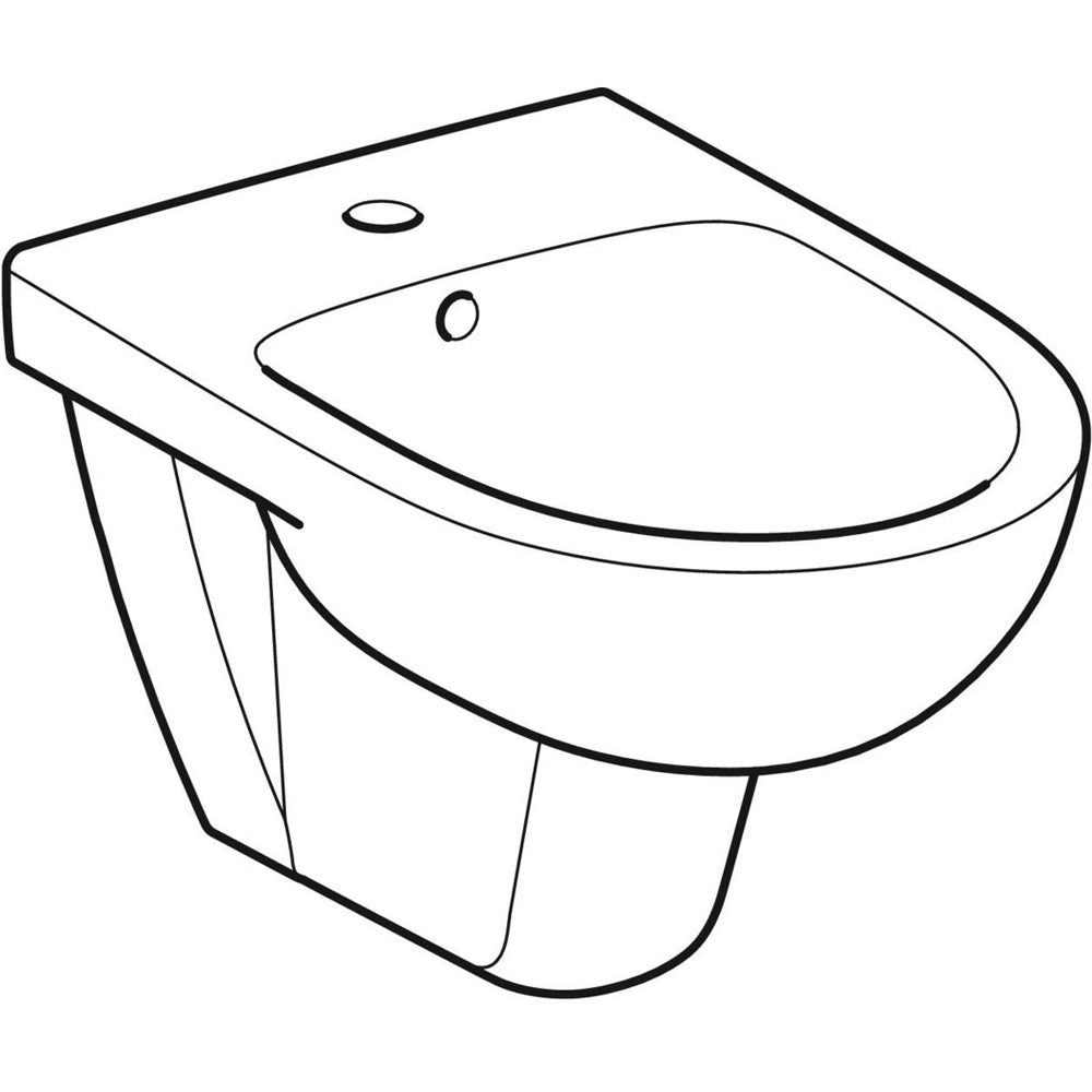Bidet sospeso Selnova monoforo — Geberit - HD casa