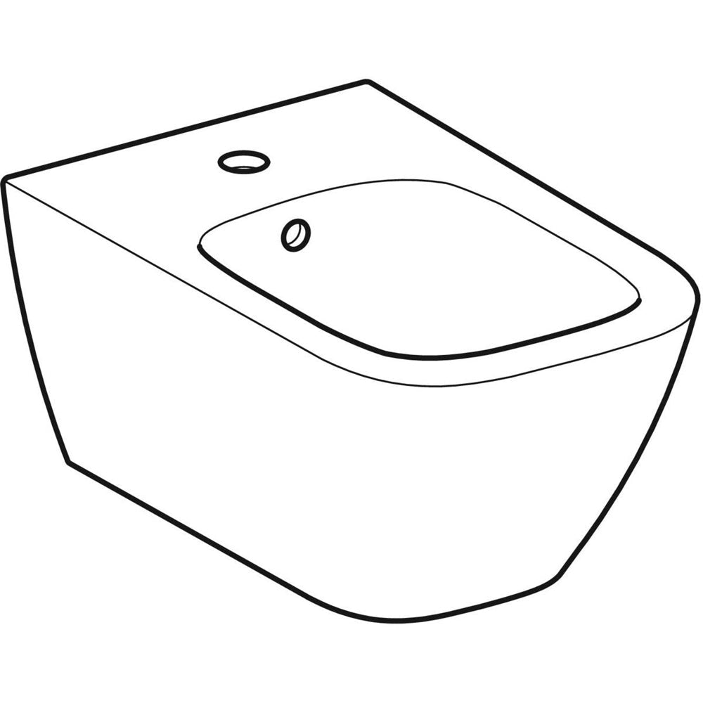 Bidet sospeso Smyle monoforo — Geberit - HD casa