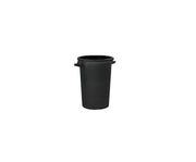Bidone per rifiuti nero 100 lt - Ø 47x66 h - HD casa