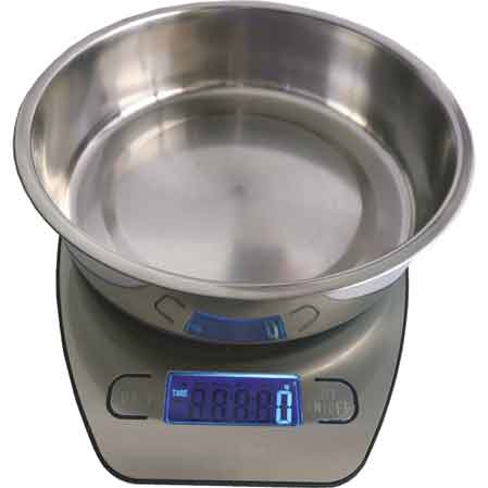 Bilancia digitale in acciaio INOX Cardinale capacità 5 kg - HD casa
