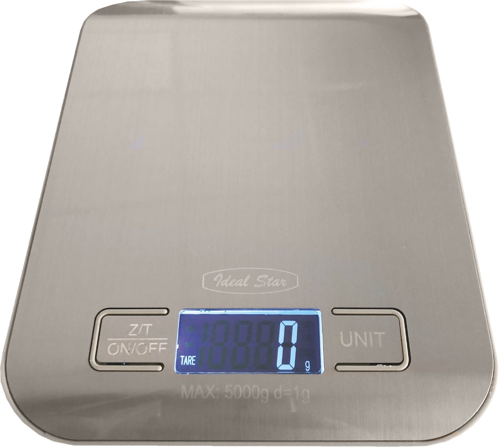Bilancia digitale piana in acciaio INOX Cardinale capacità 5 kg - HD casa