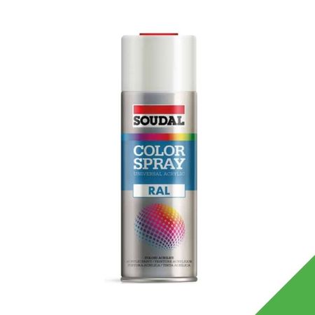Bomboletta spray acrilico universale 400 ml Soudal giallo cadmio RAL 1021 - HD casa