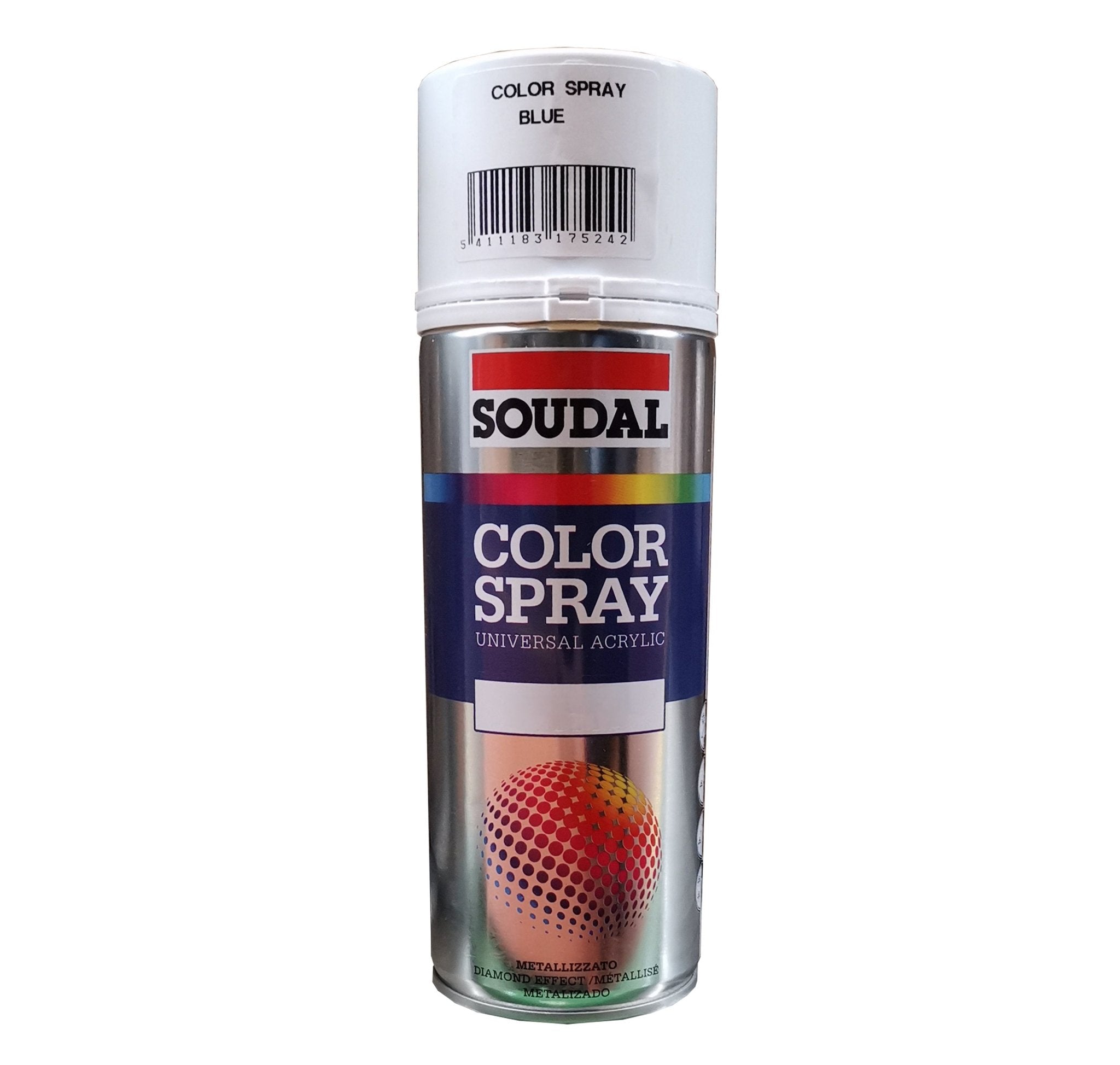 Bomboletta spray ferromicaceo Soudal 400 ml - grigio chiaro - HD casa