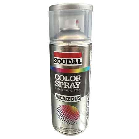 Bomboletta spray ferromicaceo Soudal 400 ml - grigio chiaro - HD casa