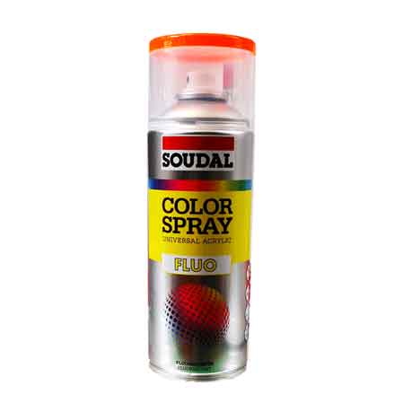 Bomboletta spray fluorescente Soudal 400 ml - giallo - HD casa