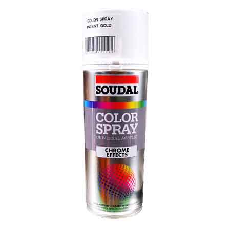 Bomboletta spray metalli preziosi Soudal 400 ml - effetto oro antico - HD casa