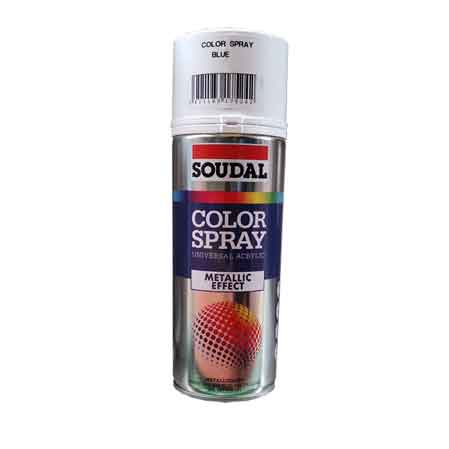 Bomboletta spray metallizzato Soudal 400 ml - giallo - HD casa