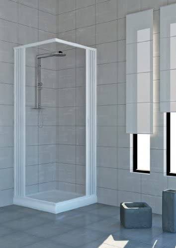 Box doccia Libertè 80x100cm rettangolare 2 ante a soffietto - HD casa