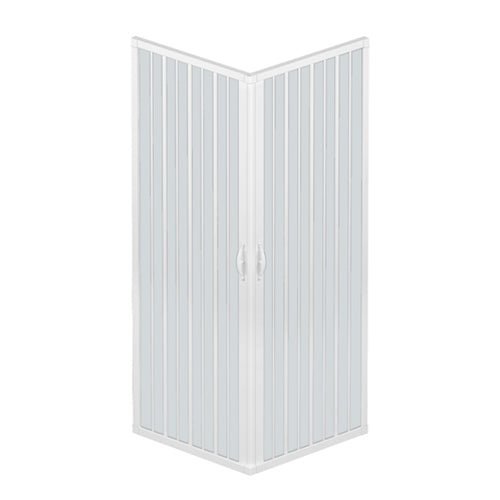 Box doccia Libertè 80x100cm rettangolare 2 ante a soffietto - HD casa