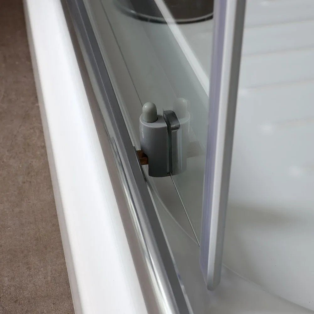 Box doccia Lunario profilo cromato trasparente 70x90cm da 4mm - HD casa