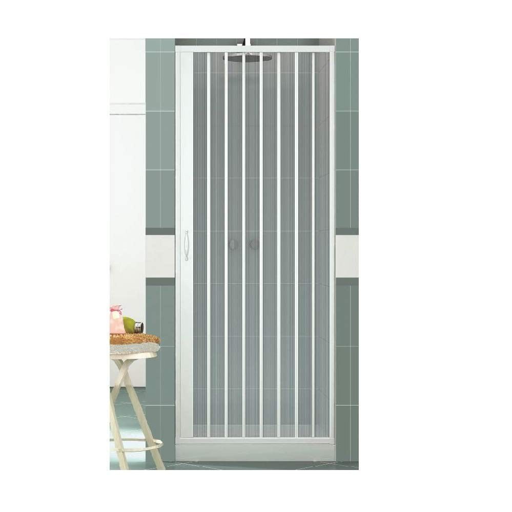 Box doccia mod. Vergine 150xH185cm in pvc a soffietto laterale - HD casa