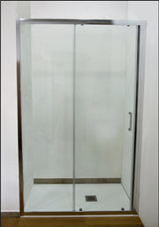 Box doccia nicchia scorrevole Style in cristallo trasparente da140cm - HD casa