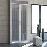 Box doccia nicchia Venere 100xh185 in pvc con apertura centrale - HD casa