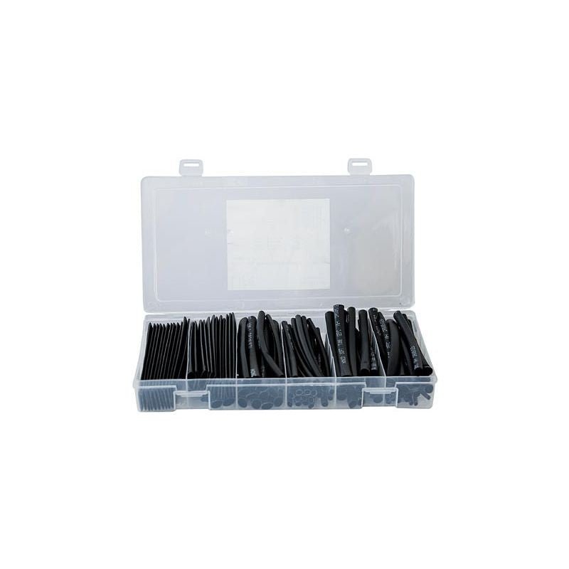 Box guaine termorestringenti nere confezione 100 pezzi - HD casa