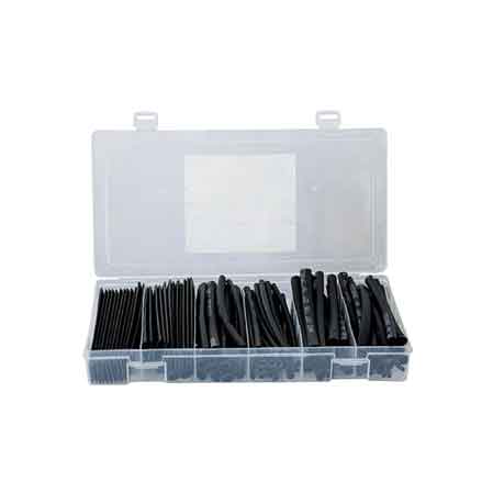Box guaine termorestringenti nere confezione 100 pezzi - HD casa