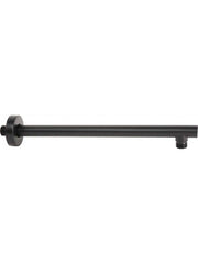 Braccio Doccia Tondo Top Line 35cm Nero Opaco metaform - HD casa