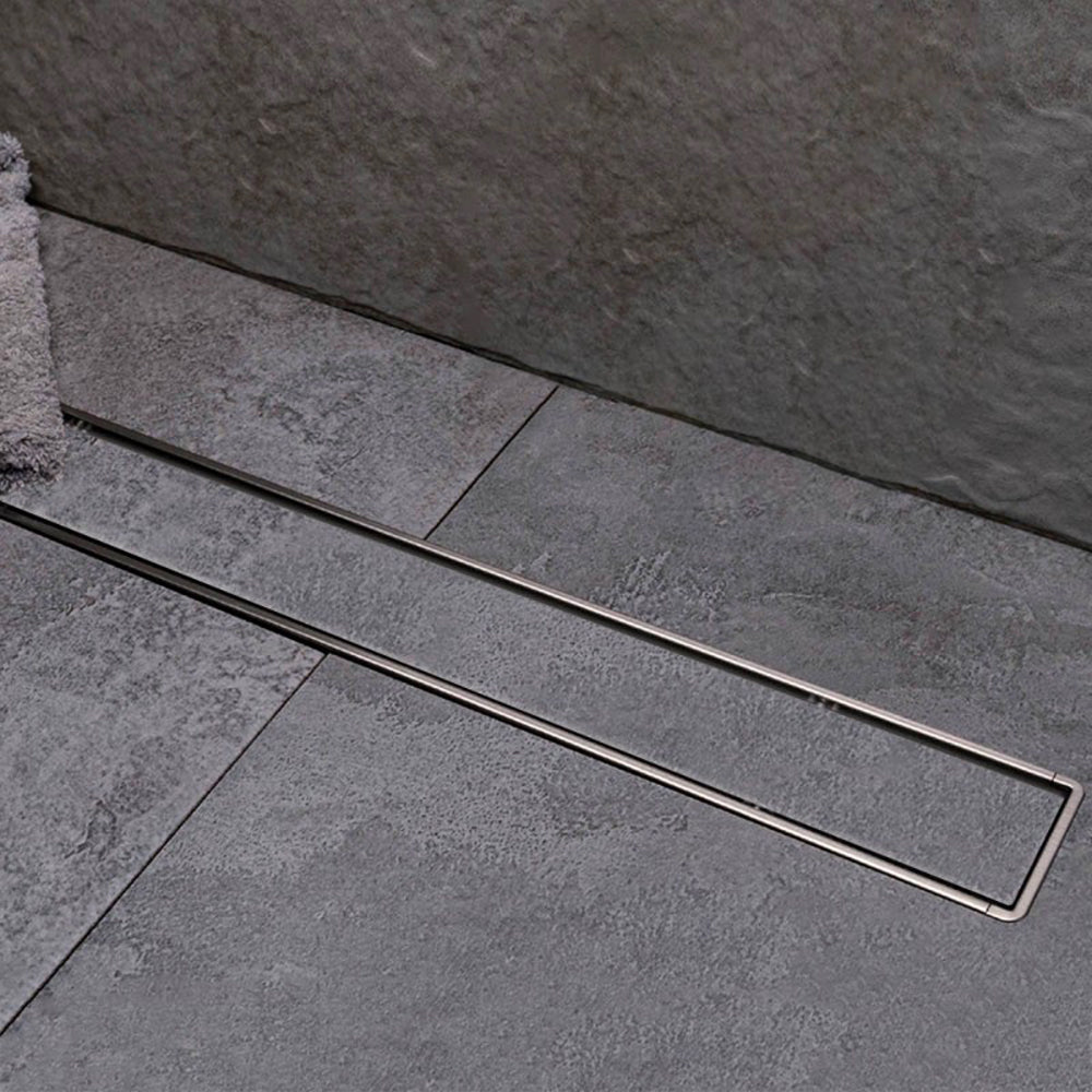 Canaletta per doccia a pavimento con porta piastrella cm 45 + guaina 1 m² — Stamplast - HD casa