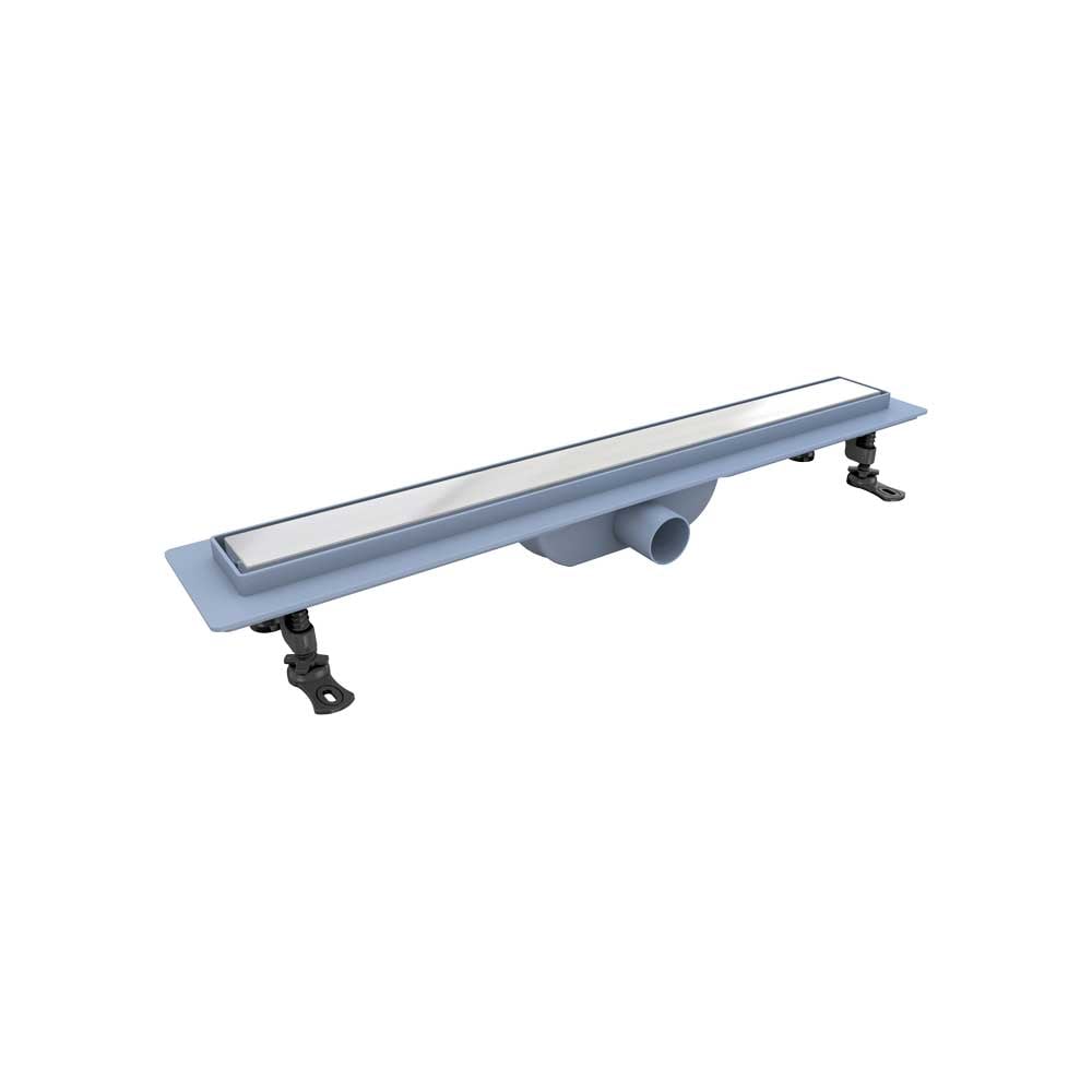 Canaletta per doccia filo pavimento piastrellabile easy DRAIN" griglia INOX - 60 cm - HD casa