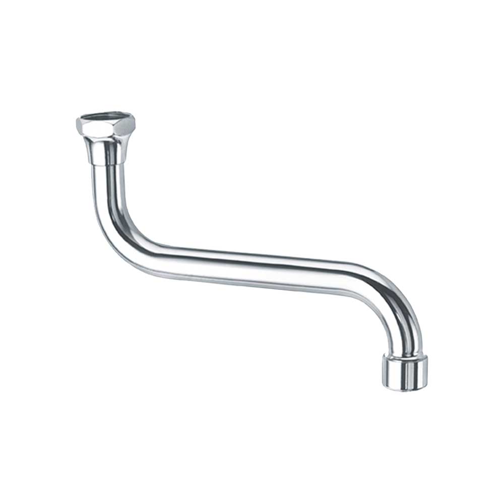 Canna a S universale per miscelatore lavello con attacco sotto Ø 18x200 mm - HD casa