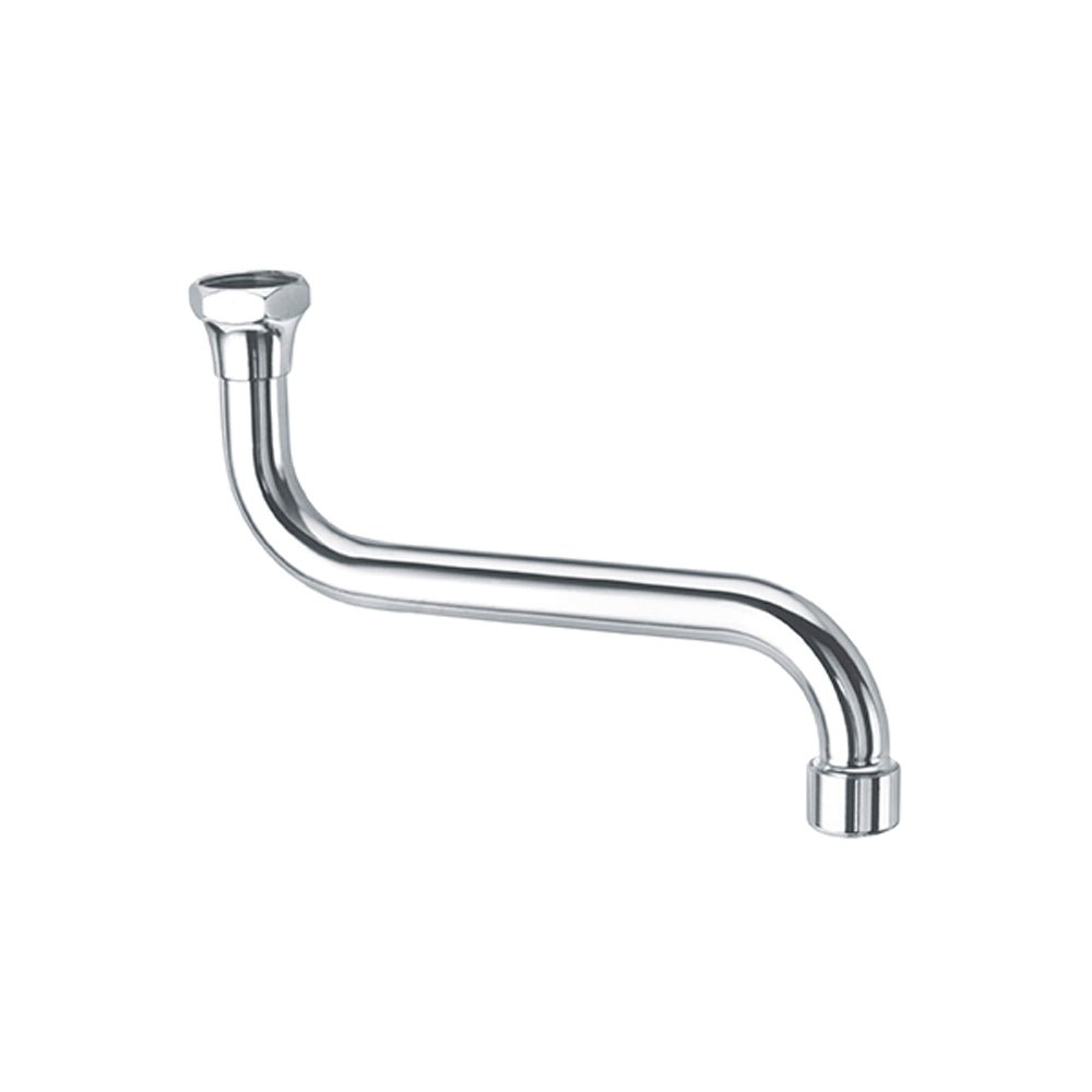 Canna a S universale per miscelatore lavello con attacco sotto Ø 18x200 mm - HD casa