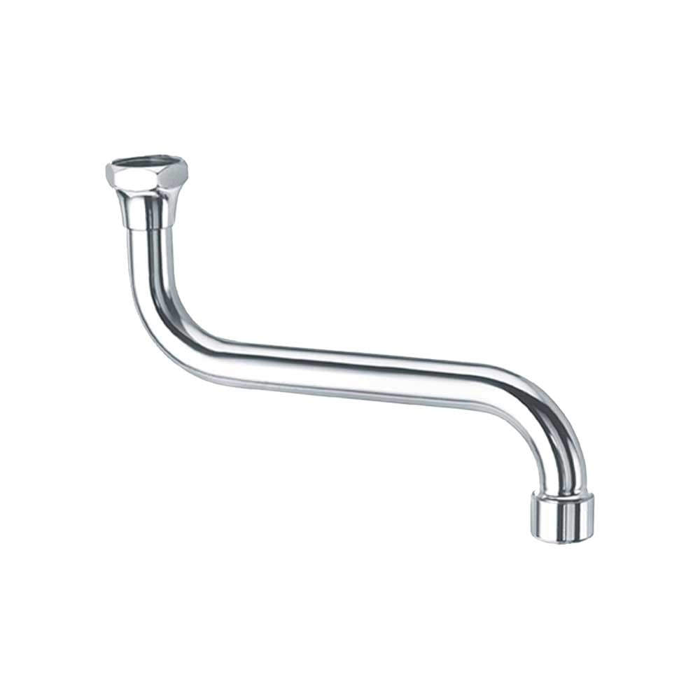 Canna a S universale per miscelatore lavello con attacco sotto Ø 18x250 mm - HD casa