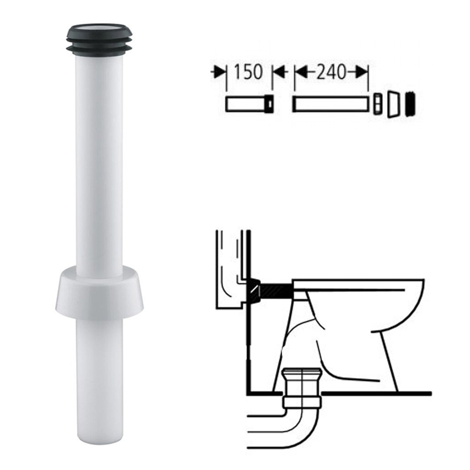 Canotto per cassetta incasso GROHE per collegamento sanitari - HD casa