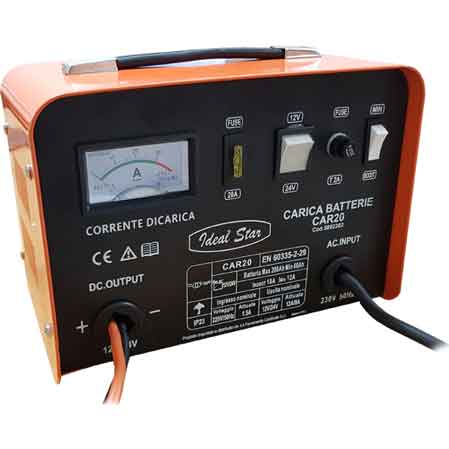 Caricabatteria car 20' Cardinale tensione 12/24 v - HD casa