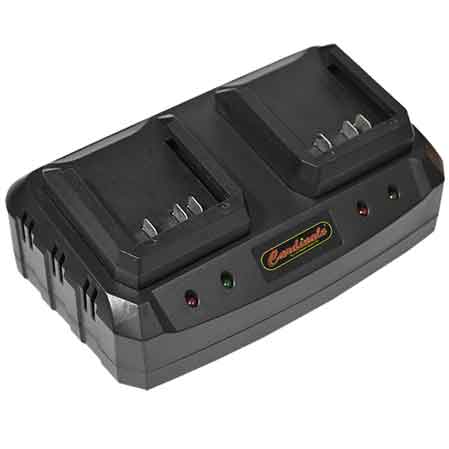 Caricabatteria doppio per utensili a batteria garden line Cardinale - HD casa
