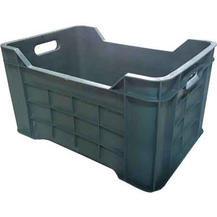 Cassetta agricola sovrapponibile chiusa 40 lt - 52x36x30 cm - HD casa