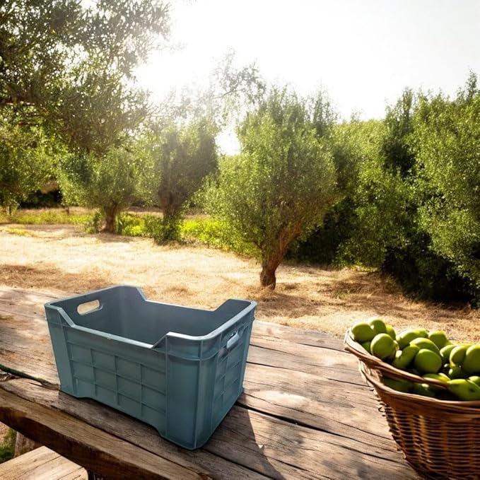 Cassetta agricola sovrapponibile chiusa 40 lt - 52x36x30 cm - HD casa