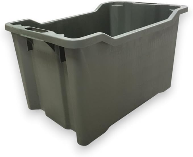 Cassetta agricola sovrapponibile e impilabile chiusa 40 lt - 52x36x31 cm - HD casa