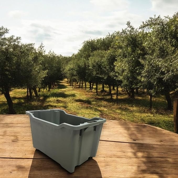 Cassetta agricola sovrapponibile e impilabile chiusa 40 lt - 52x36x31 cm - HD casa